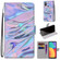 Alcatel 3L 2021 Coloured Drawing Cross Texture Horizontal Flip PU Leather Case with Holder & Card Slots & Wallet & Lanyard - Fluorescent Water Texture