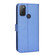 Alcatel 1S 2021 / 3L 2021 / TCL 20E / 20Y Diamond Texture Leather Phone Case - Blue