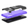 Alcatel 3L - 2020 Tire Texture Shockproof TPU + PC Protective Case with Holder - Purple