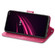 T-Mobile REVVL V+ 5G Four-leaf Clasp Embossed Buckle Mobile Phone Protection Leather Case with Lanyard & Card Slot & Wallet & Bracket Function - Magenta T-Mobile REVVL V+ 5G Four-leaf Clasp Embossed Buckle Mobile Phone Protection Leather Case with Lanyard & Card Slot & Wallet & Bracket Function - Magenta