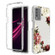 T-Mobile Revvl Plus PC+TPU Transparent Painted Phone Case - Rose