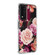 T-Mobile Revvl Plus PC+TPU Transparent Painted Phone Case - Purple Floral