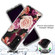 T-Mobile Revvl Plus PC+TPU Transparent Painted Phone Case - Purple Floral