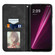 T-Mobile Revvl 6 5G Retro Skin Feel Magnetic Leather Phone Case - Black