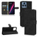 T-Mobile Revvl 6 5G Skin Feel Magnetic Flip Leather Phone Case - Black