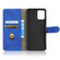 T-Mobile Revvl 6 Pro 5G Skin Feel Magnetic Flip Leather Phone Case - Blue