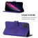T-Mobile Revvl 6 Pro 5G Crossbody 3D Embossed Flip Leather Phone Case - Purple