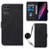 T-Mobile Revvl 6 Pro 5G Crossbody 3D Embossed Flip Leather Phone Case - Black