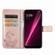 T-Mobile REVVL 6 5G Four-leaf Clasp Embossed Buckle Leather Phone Case - Rose Gold