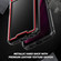 T-Mobile Revvl 6 Pro 5G Armour Two-color TPU + PC Phone Case - Red+Black