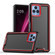 T-Mobile Revvl 6 5G Armour Two-color TPU + PC Phone Case - Black+Red