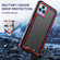 T-Mobile Revvl 6 5G Armour Two-color TPU + PC Phone Case - Black+Red