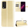 T-Mobile REVVL V+ 5G Crazy Horse Texture Horizontal Flip Leather Case with Holder & Card Slots & Lanyard - Gold