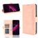 T-Mobile REVVL V+ 5G Skin Feel Calf Pattern Horizontal Flip Leather Case with Holder & Card Slots & Photo Frame - Pink