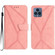 T-Mobile T Phone 5G Stitching Embossed Leather Phone Case - Pink