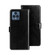 T-Mobile REVVL 6 5G idewei Crazy Horse Texture Leather Phone Case with Holder - Black