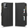 T-Mobile REVVL 6 Pro 5G Litchi Texture Zipper Leather Phone Case - Black