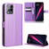 T-Mobile REVVL 6 Pro 5G Diamond Texture Leather Phone Case - Purple