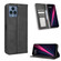 T-Mobile Revvl 6 5G Magnetic Buckle Retro Texture Leather Phone Case - Black
