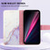 T-Mobile Revvl 6 Pro 5G PT003 Marble Pattern Flip Leather Phone Case - White Purple LS006