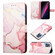 T-Mobile Revvl 6 5G PT003 Marble Pattern Flip Leather Phone Case - Rose Gold LS005