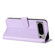 Google Pixel 8 Datura Flower Embossed Flip Leather Phone Case - Purple