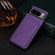 Google Pixel 8 Denior Calf Texture Holder Electroplating Phone Case - Purple