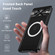 Google Pixel 8 MagSafe Magnetic Frosted Metal Phone Case - Black