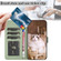 Google Pixel 8 Pro Cartoon Cats Leather Phone Case - Green