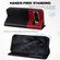 Google Pixel 8 Pro Cute Pet Series Color Block Buckle Leather Phone Case - Black