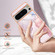 Google Pixel 8 Pro Electroplating Marble Dual-side IMD Phone Case - Rose Gold 005