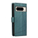 Google Pixel 8 Pro PU Genuine Leather Texture Embossed Line Phone Case - Green