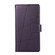 Google Pixel 8 Pro PU Genuine Leather Texture Embossed Line Phone Case - Purple