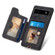 Google Pixel 8 Pro Retro Skin-feel Ring Multi-card RFID Wallet Phone Case - Black