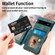 Google Pixel 8 Pro Retro Skin-feel Ring Multi-card RFID Wallet Phone Case - Green
