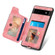 Google Pixel 8 Pro Retro Skin-feel Ring Multi-card RFID Wallet Phone Case - Pink