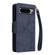 Google Pixel 8 Pro Rivet Buckle 9 Cards Three Fold Leather Phone Case - Blue