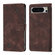 Google Pixel 8 Pro Skin-feel Embossed Leather Phone Case - Brown