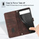 Google Pixel 8 Pro Skin-feel Embossed Leather Phone Case - Brown
