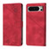 Google Pixel 8 Pro Skin-feel Embossed Leather Phone Case - Red