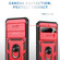 Google Pixel 8 Pro Sliding Camshield TPU + PC Phone Case with Holder - Red+Black