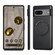 Google Pixel 8 Pro Solid Color Leather Skin Back Cover Phone Case - Black