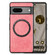 Google Pixel 8 Pro Solid Color Leather Skin Back Cover Phone Case - Pink