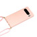 Google Pixel 8 Pro Wheat Straw Material + TPU Protective Case with Lanyard - Pink
