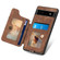 Google Pixel 8 Retro Skin-feel Ring Multi-card RFID Wallet Phone Case - Brown