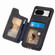 Google Pixel 8 Retro Skin-feel Ring Multi-card RFID Wallet Phone Case with Lanyard - Black