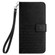 Google Pixel 8 Rhombic Texture Leather Phone Case with Lanyard - Black