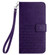 Google Pixel 8 Rhombic Texture Leather Phone Case with Lanyard - Purple