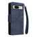 Google Pixel 8 Rivet Buckle 9 Cards Three Fold Leather Phone Case - Blue