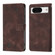 Google Pixel 8 Skin-feel Embossed Leather Phone Case - Brown